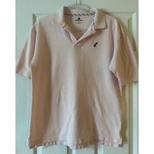 Disney Mickey Mouse Club Pink Short Sleeve Mens Polo Shirt Size S